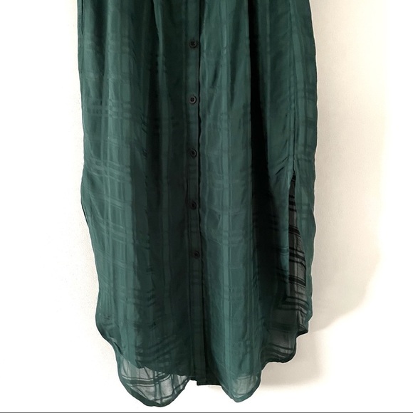 Onia Flora Checked Voile Cover Up Beach Dress XS - Picture 6 of 8